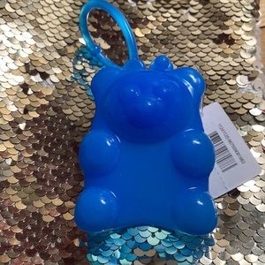 Bath & Body Works Blue Gummy Bear Pocketbac Holder for purse new discontinued